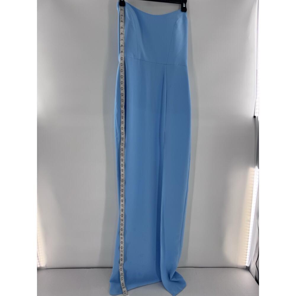 Amanda Uprichard X Revolve Dress Sz M Maxi Bustier Side Slit Party Formal Gown - Picture 5 of 16